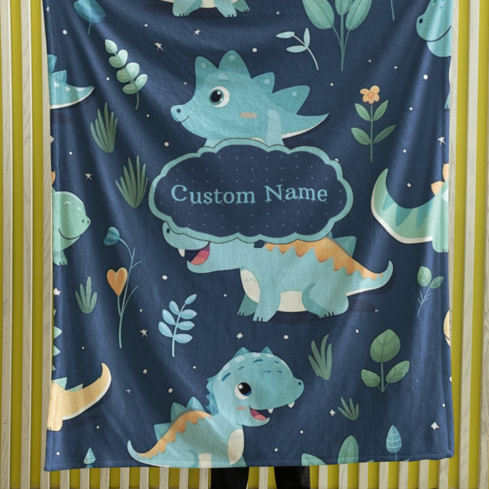 Microfiber Blanket-Dinosaur Collection Blanket