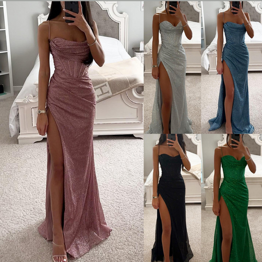 Loose Casual Slit Women's Clothing Dress