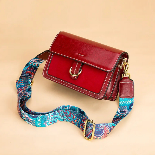 Fashionable Summer Women's Cowhide Diagonal Cross Bag