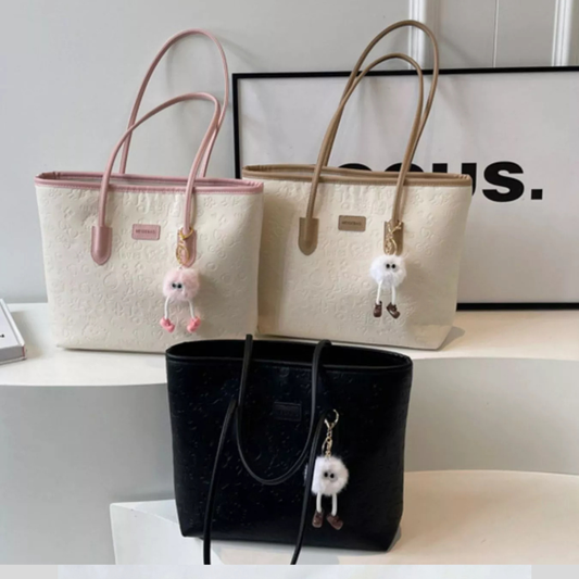 Embossed Pattern Tote Bag