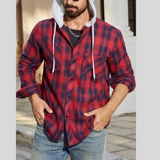 Men's Plaid Long Sleeve Shirt