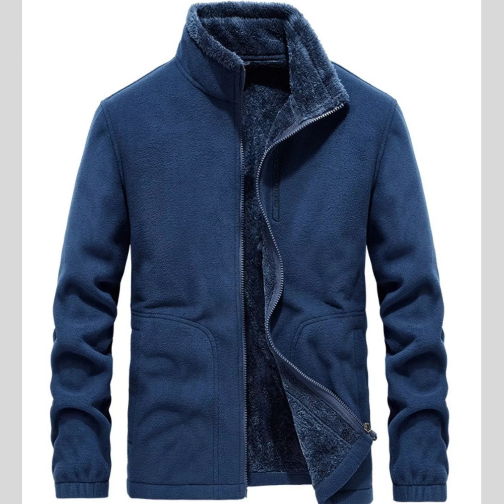 Men's Plus Size Fleece Lined Full Zip Outerwear