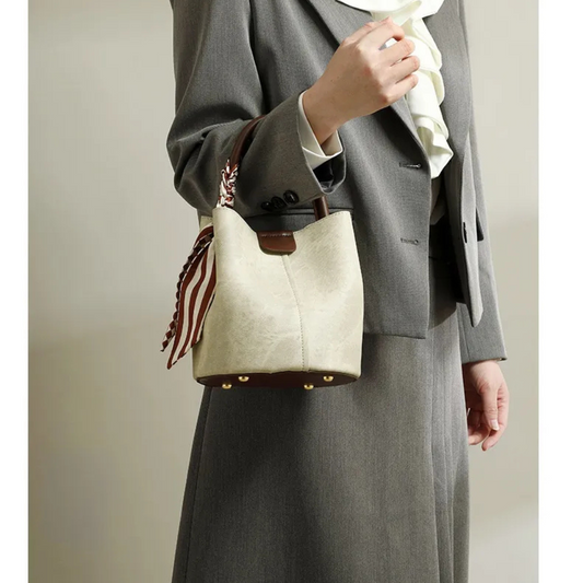 Simple Portable Bucket Bag For Women Summer New