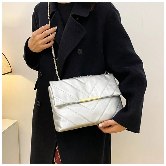 Simple Portable Casual Fashion Crossbody Diamond Embroidery Thread Chain Bag