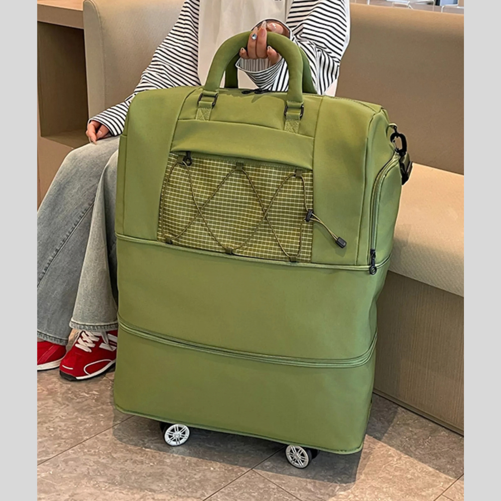 Expandable Rolling Duffel Bag