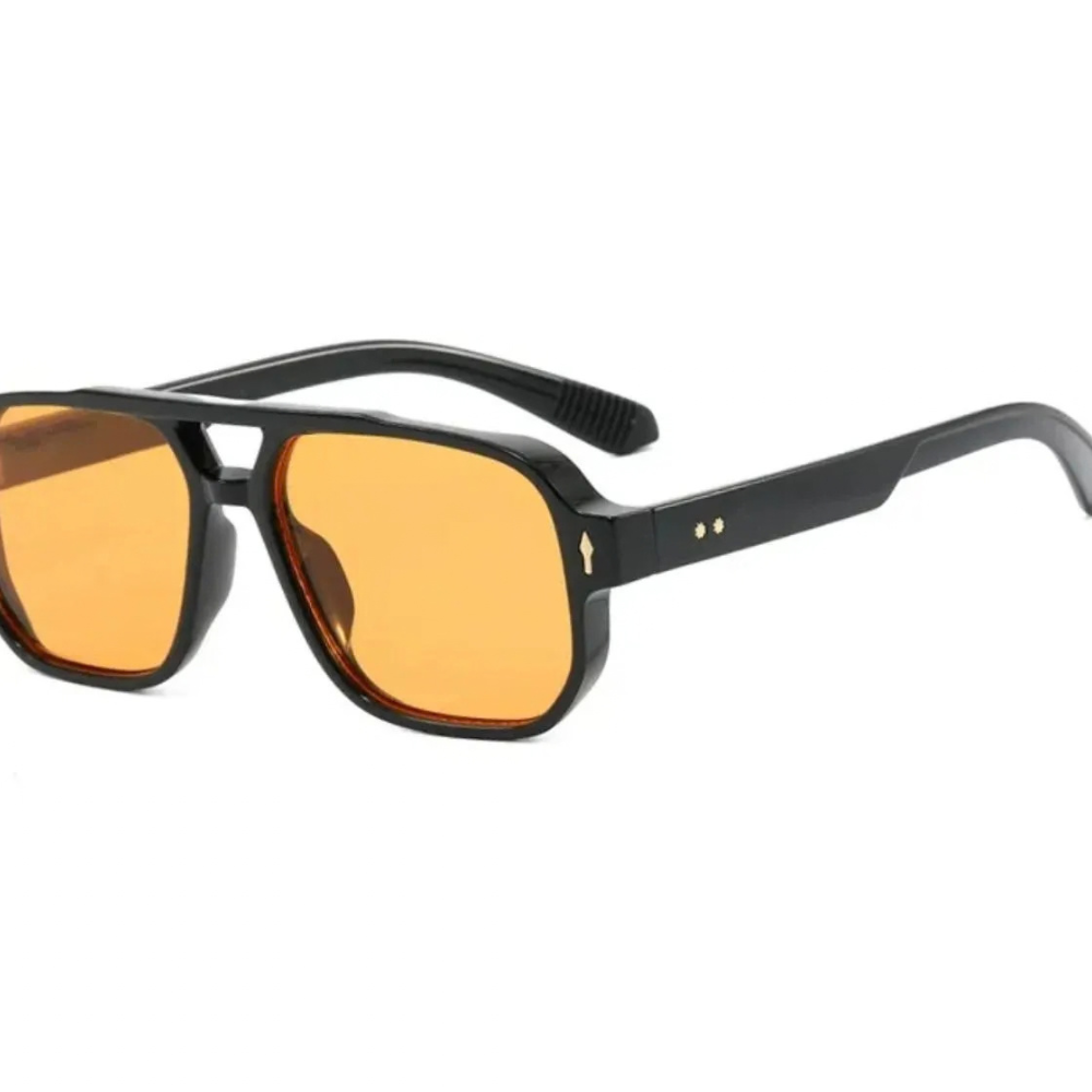 Men's Tinted Lenses Square Sunglasses