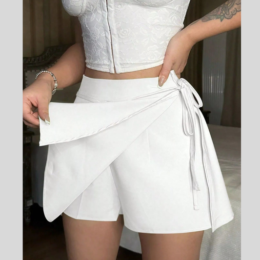 Tie Detail Mini Skort
