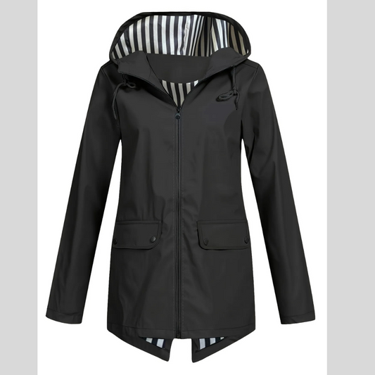 Women's Zipper Hooded Outdoor Windproof Thin Coat