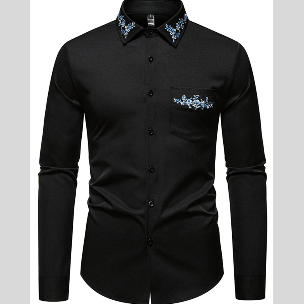 Men's Button Up Slim Fit Shirt