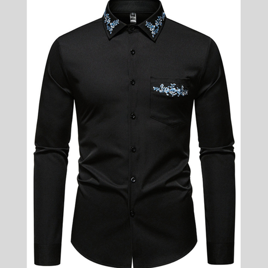 Men's Button Up Slim Fit Shirt