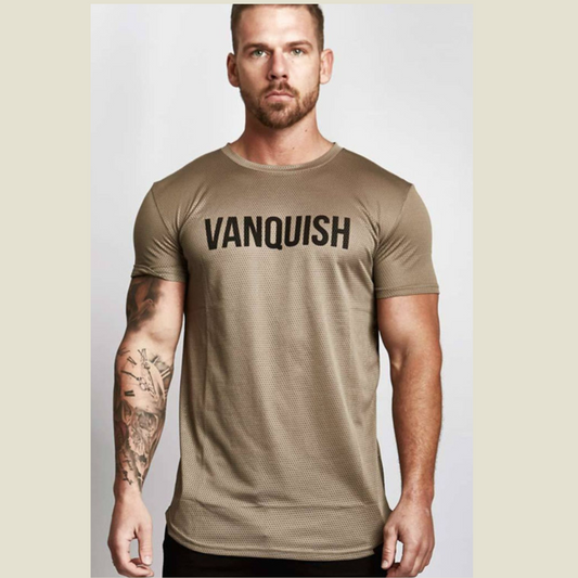 Men's Letter Graphic Round Neck Short Sleeve T-Shirt