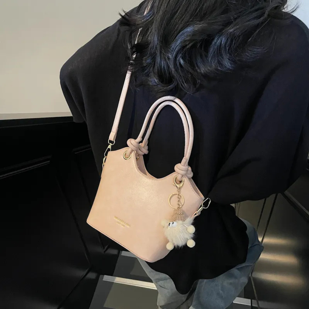 Sweet Style Zipper PU Square Women's Shoulder Crossbody Bag Solid Color Popular Commuting Fashion Small Square Bags