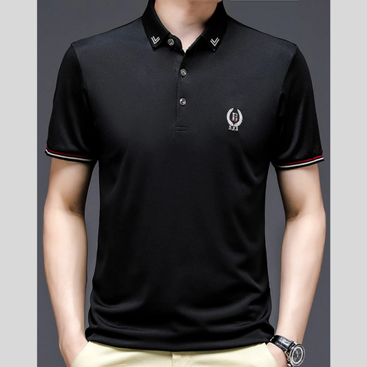 Men's Plus Size Short Sleeve Collar Polo Shirt