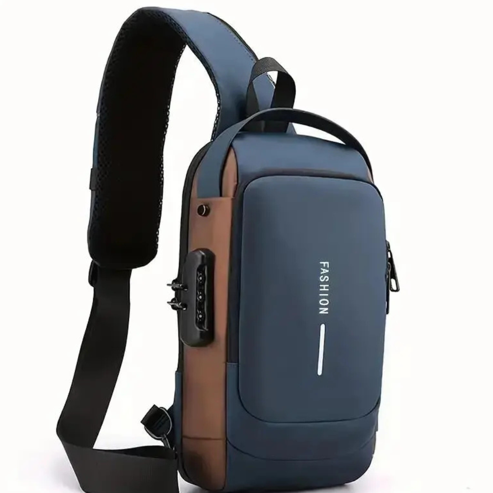 Men's Waterproof Motorcycle Chest Bag, Anti-Theft Shoulder Bag, Durable Oxford Fabric Outdoor Bag-FREE USA SHIPPING