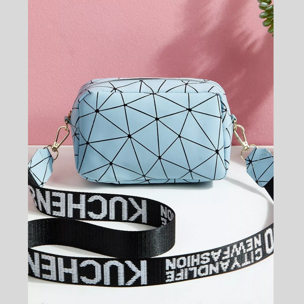 Geometric Pattern Crossbody Bag