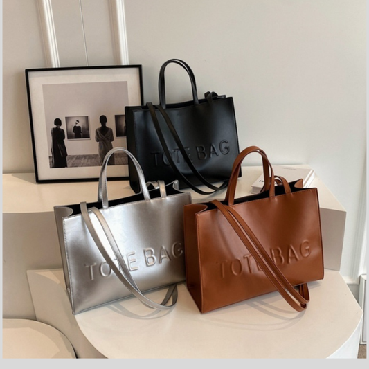Retro Tote Trendy College Student Commuter Handbag