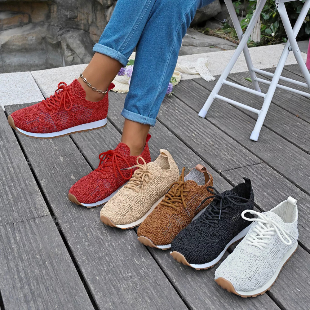 Comfortable Lace-Up Sneakers for Women