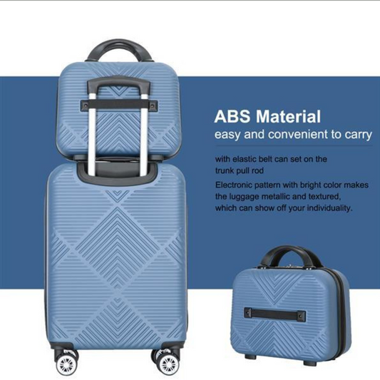 2-piece Luggage Set With Lightweight ABS And Rotating Wheels- FREE USA SHIPPING