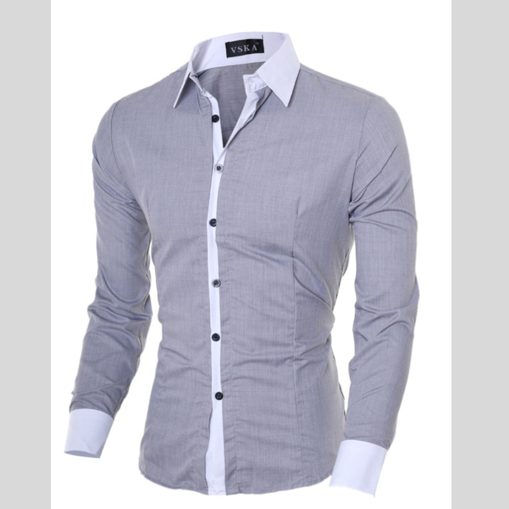 Stylish Long Sleeve Dress Shirt for Men