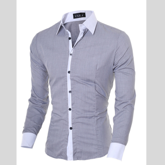 Stylish Long Sleeve Dress Shirt for Men