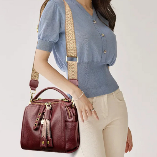 Multi-compartment Practical Messenger Bag Women's Shoulder Bag