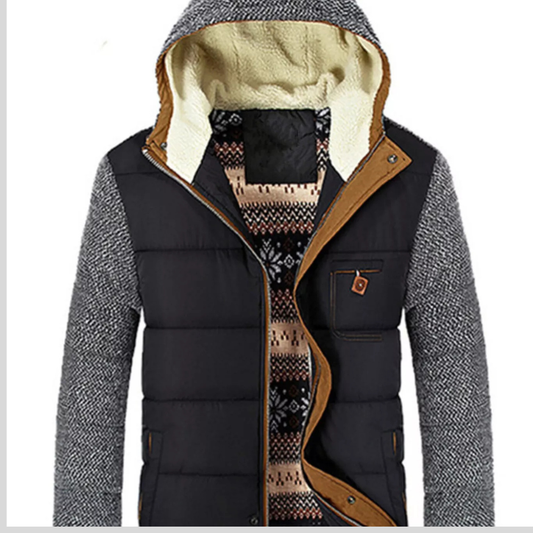 Men's Padded Hooded Winter Coat