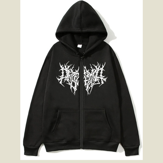 Men's Full Size Zip Up Long Sleeve Hoodie Plus Size