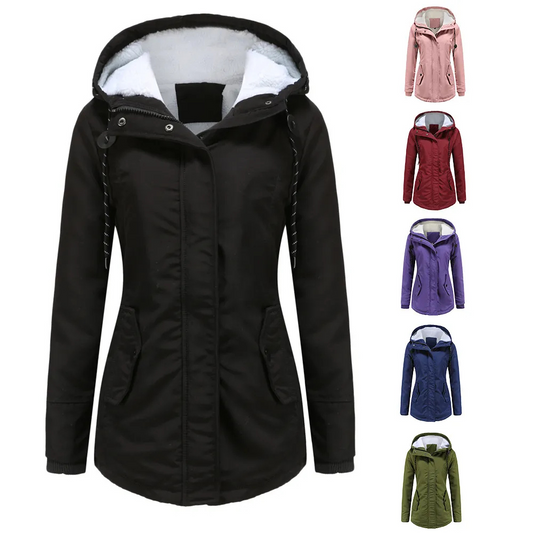 Warm Coat Thickened Plus Velvet Cotton-padded Coat