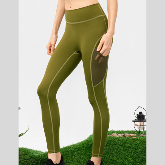 High Waist Slim Fit Long Sports Pants