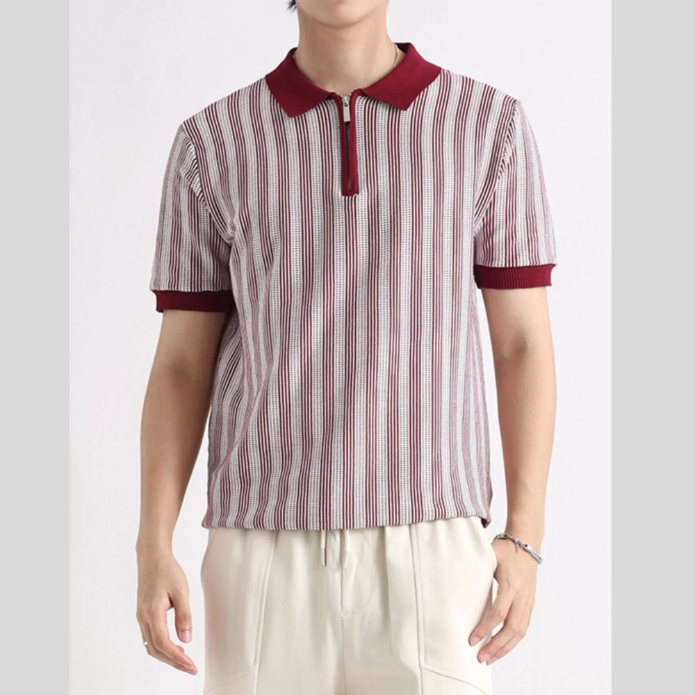 Men’s Big Size Short Sleeve Polo Top