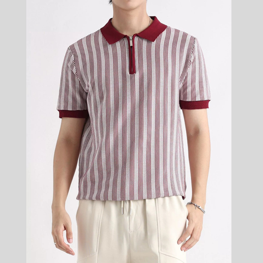 Men’s Big Size Short Sleeve Polo Top