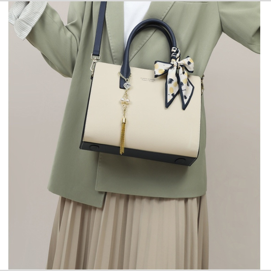 Premium Leather Crossbody Bag With A Spacious Design