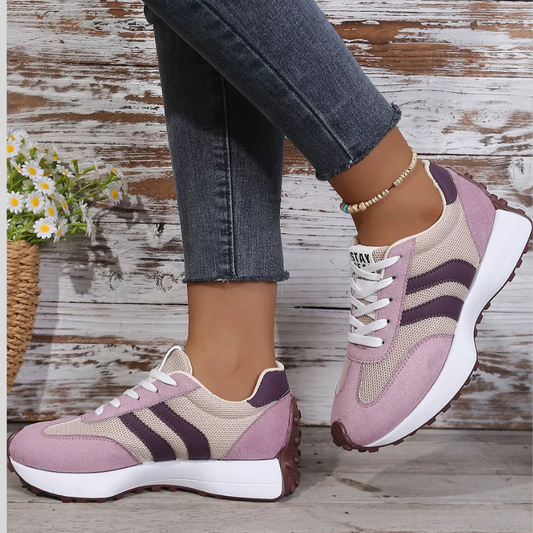 Casual Round Toe Lace-Up Shoes for Women