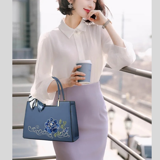 Large Capacity Embroidered Women Bag