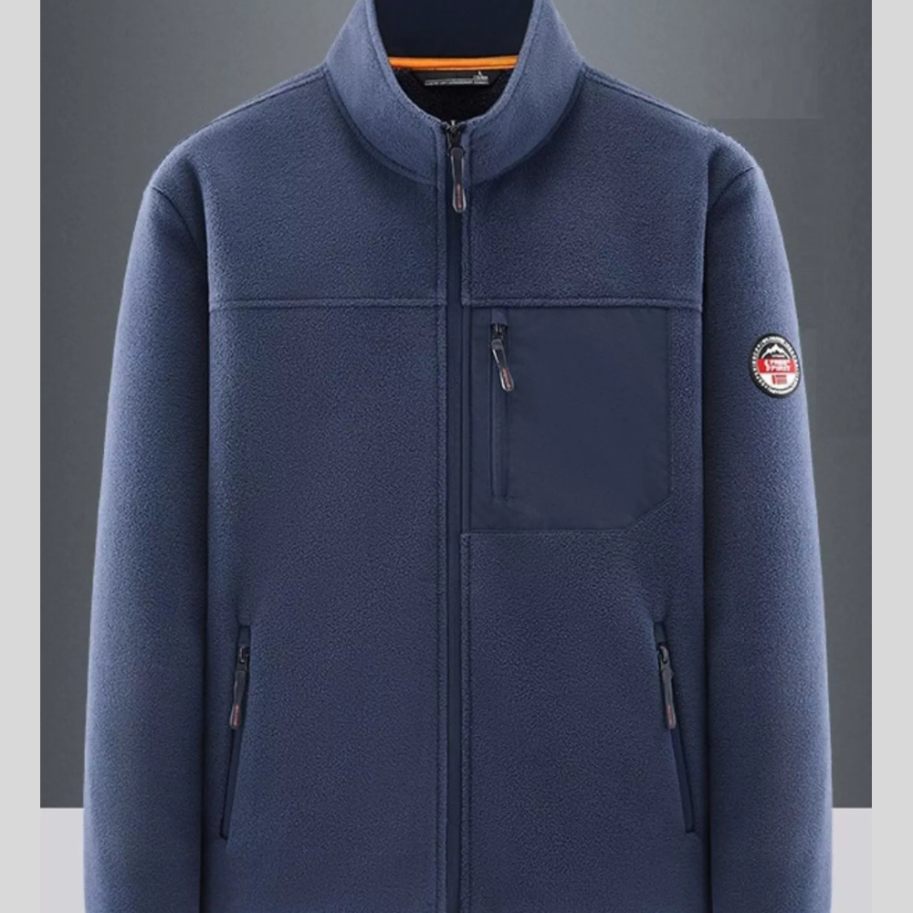 Men's Plus Size Warm Fleece Outdoor Jacket