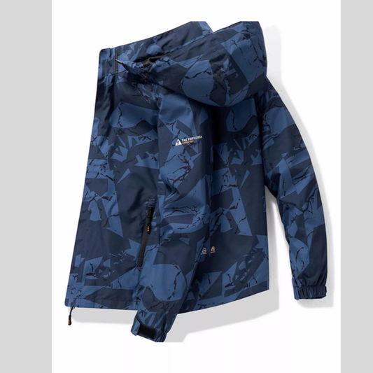 Men's Plus Size Camouflage Waterproof Outdoor Jacket