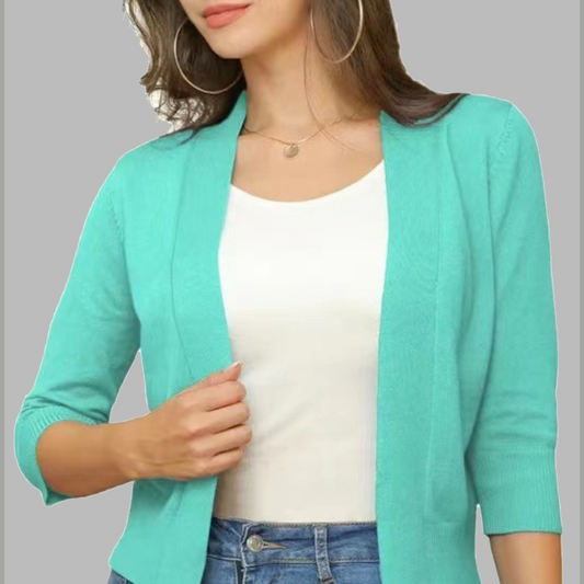 Open Front Knit Sweater