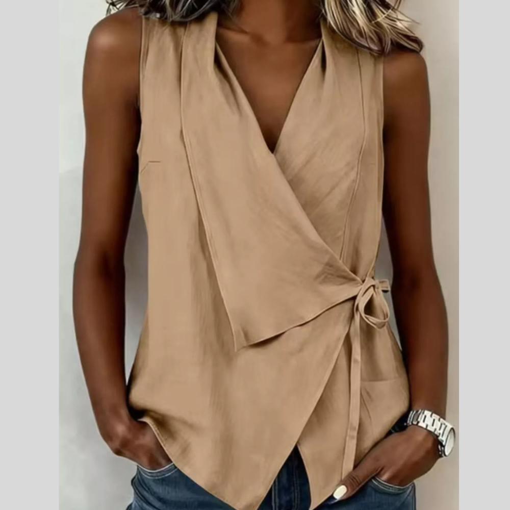 Tie Detail Sleeveless Top