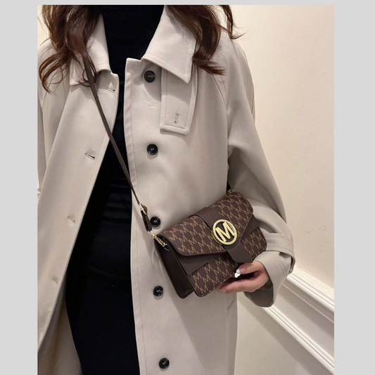 Fashionable And Versatile Girl's Single Shoulder Crossbody Small Square Bag