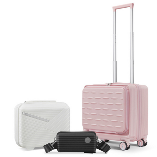 18 Inch Carry On Luggage, Three Pieces- FREE USA SHIPPING