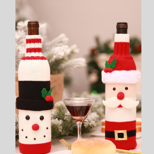 Christmas Wine Bottle Cover
