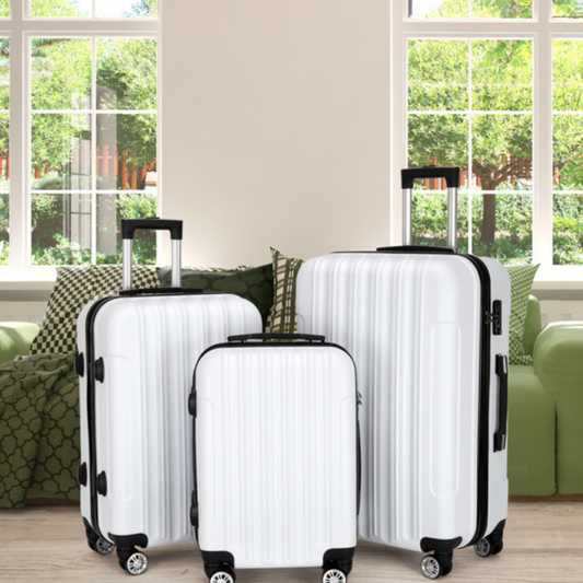 Vertical Pattern Three-in-one Trolley Case With Handle And Universal Wheels- FREE USA SHIPPING