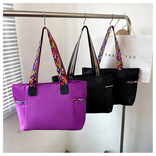 Women's Oxford Cloth Bag Portable And Fashion Shoulder Bag