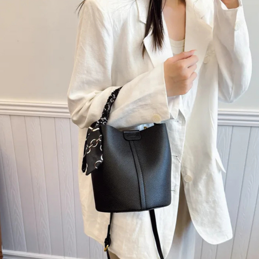 Korean Style Scarf Hand-carrying Combination Bucket Bag