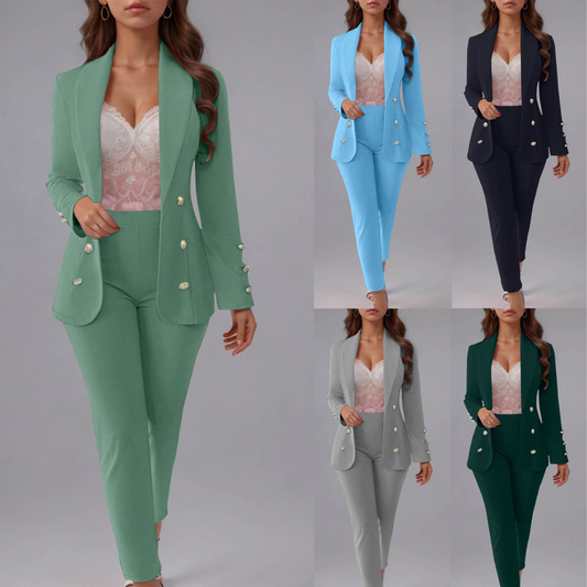 Button Slim Lapel Cardigan Graceful Suit Jacket