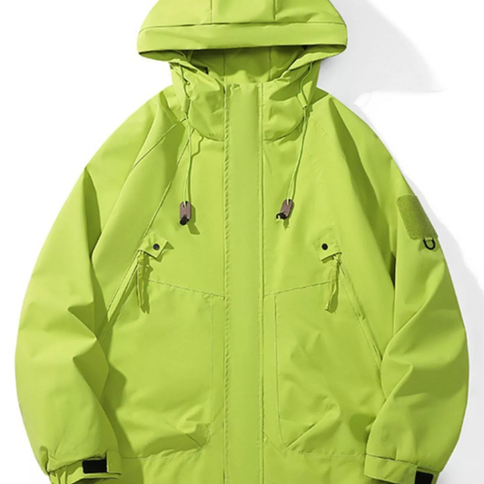 Men's Full Size Hooded Windproof Outdoor Jacket Plus Size