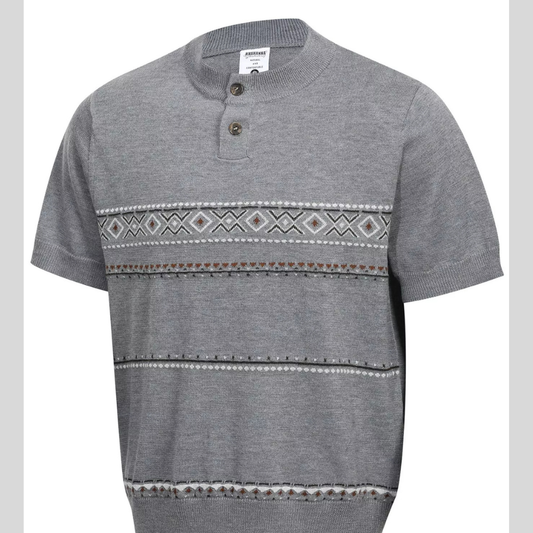 Men's Short Sleeve Knit Top