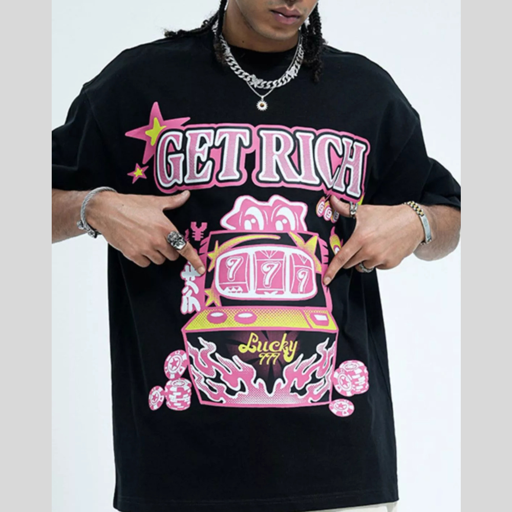 Men's Graphic Round Neck T-Shirt