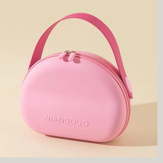 Dopamine-color Shell-shape Multi-purpose Cosmetic Handbags For Women