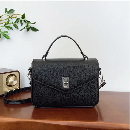 Fashion Casual All-match Commute Cowhide Portable Shoulder Messenger Bag